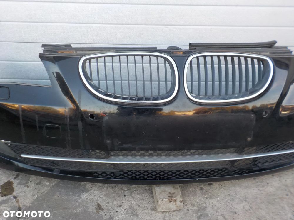 BMW E60 LIFT ZDERZAK PRZÓD PRZEDNI SCHWARZ - 3