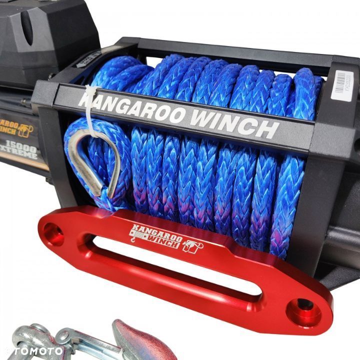 Wyciągarka elektryczna Kangaroowinch K15000 Extreme HD 12V Z Liną Syntetyczną - 3