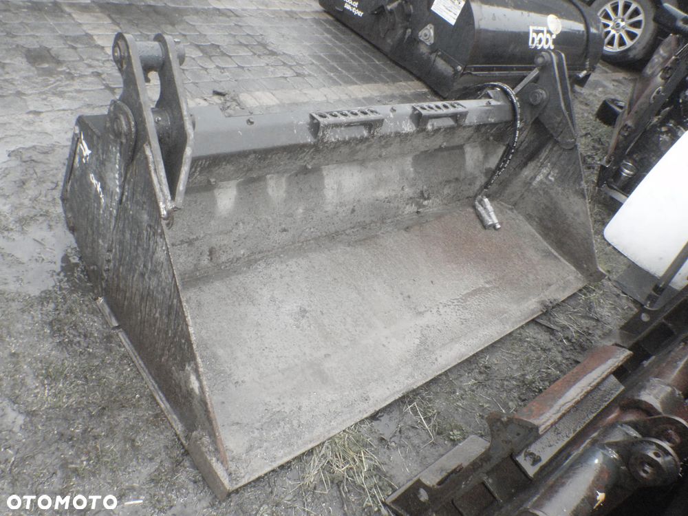 Łyżka hydrauliczna szczęka krokodyl szufla spych oryginał bobcat 4w1 volvo jcb cat deutz jak NOWA nie powybijana - 12