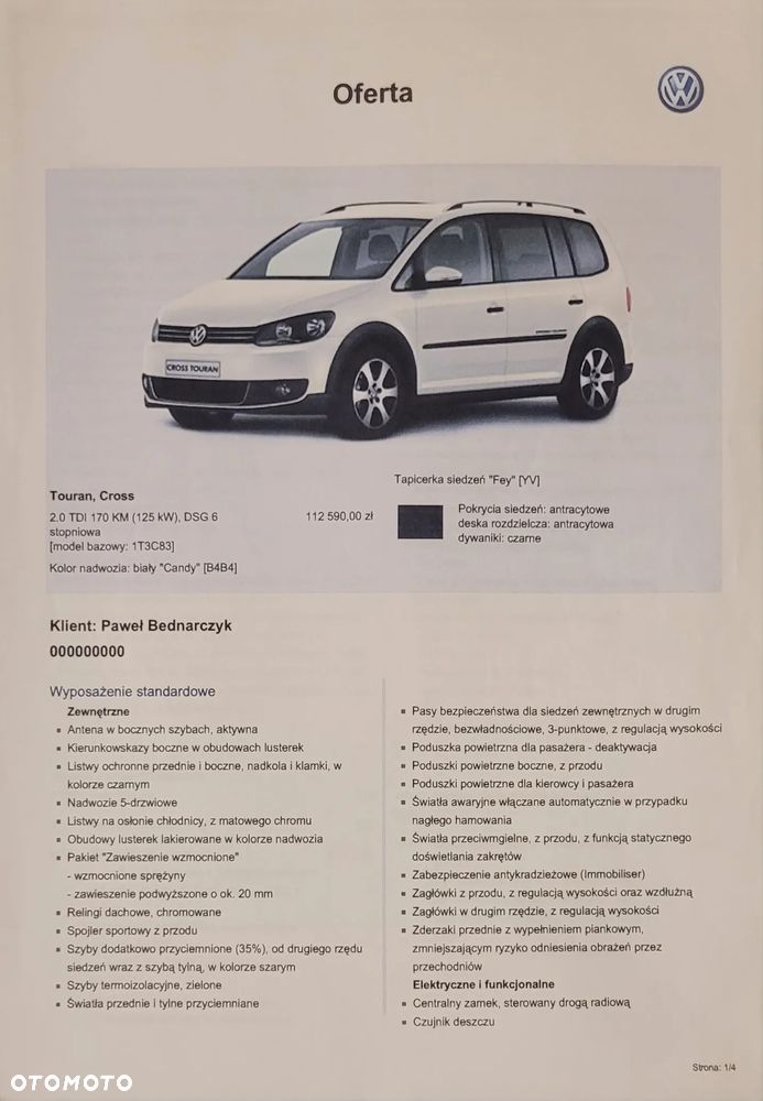 Volkswagen Touran 2.0 TDI DPF Cross DSG - 15