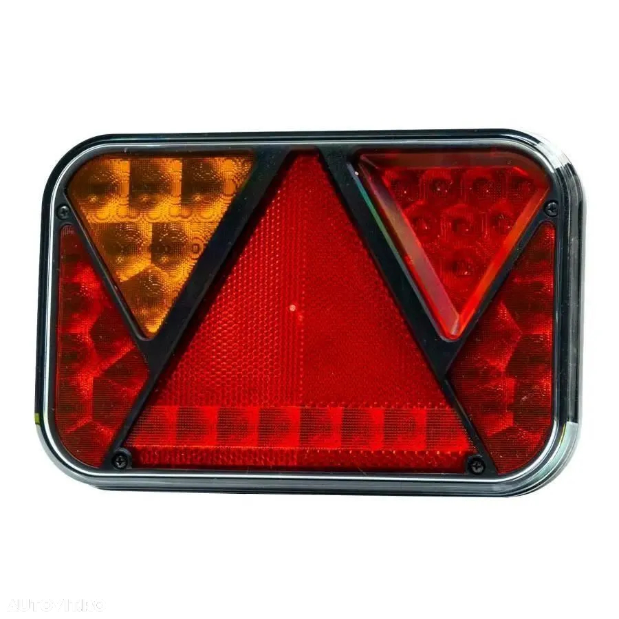 Lampa spate 200x130, LED, 6 functii, cu numar si mers inapoi, FT-270 Fristom, FT 270 cu cablu - 2