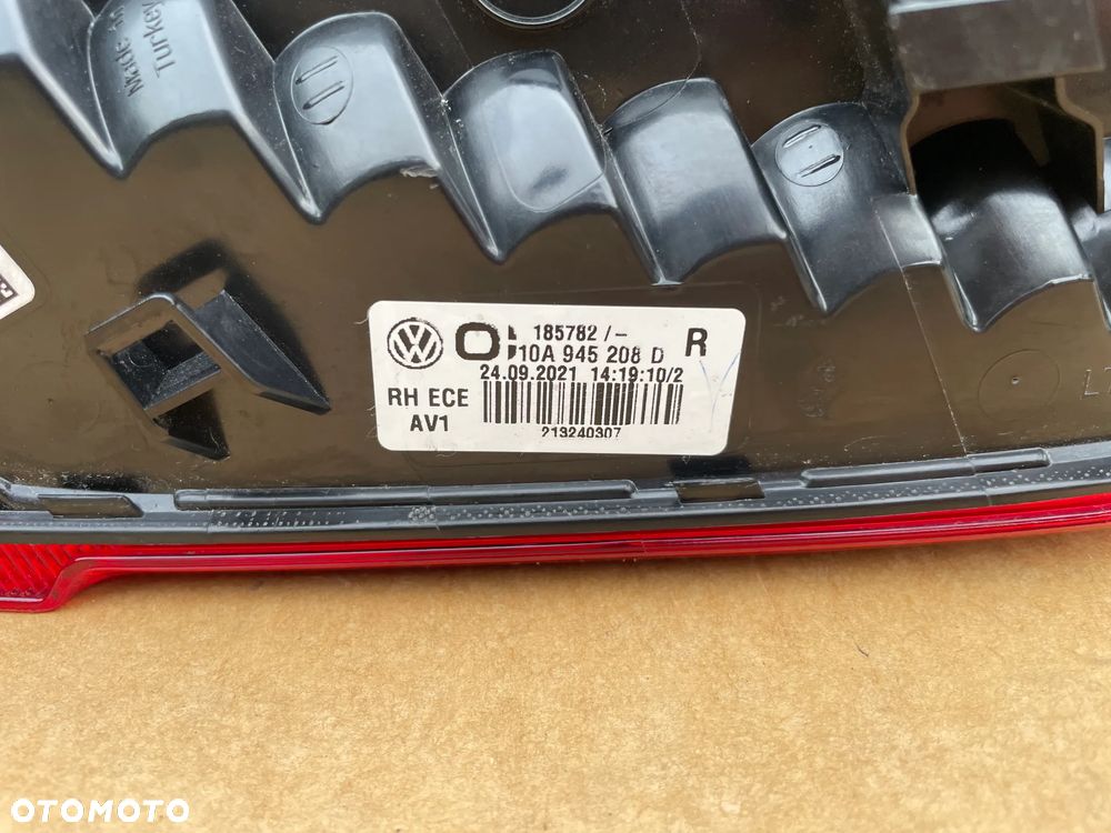 VW ID.3 ID3 LAMPA TYLNA PRAWA LED ORYGINALNA EUROPA CAŁA 10A945208D - 6