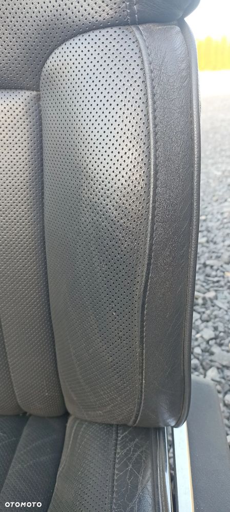 VOLKSWAGEN PHAETON 3D0 FOTEL KIEROWCY LEWY SKÓRA CZARNY - 9