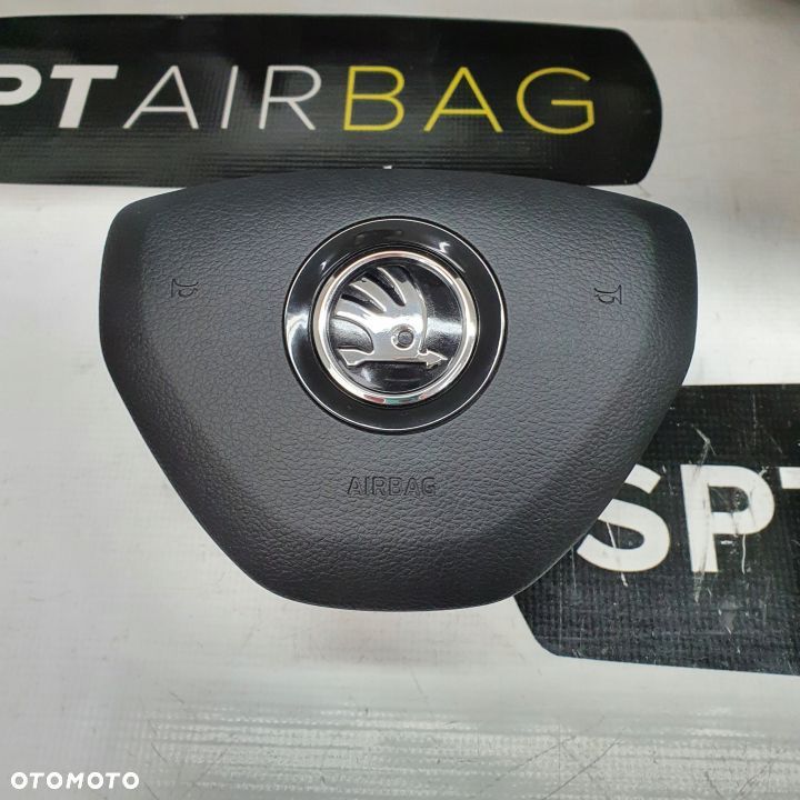 SKODA OCTAVIA III 3 5E0 DESKA ROZDZIELCZA KONSOLA KOKPIT PULPIT PODUSZKI AIRBAG AIR BAG PASY KIT SET - 6