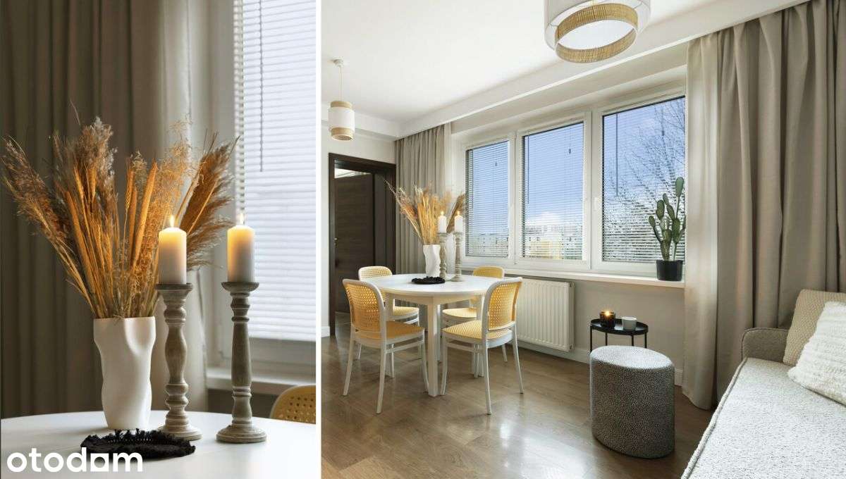 3 pokoje | 2 sypialnie | Balkon | 450 m od plaży