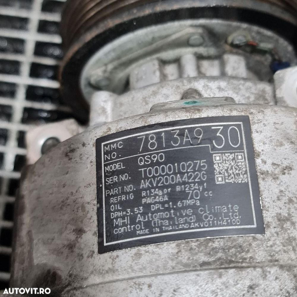 Compresor clima Mitsubishi ASX Facelift 2016 1.6i 2016 - 2018 117CP 4A92 (1337) Benzina ... - 2