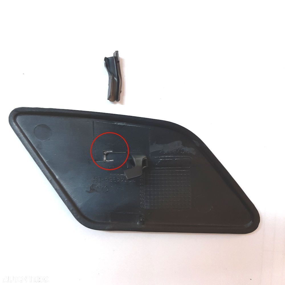 Capac spalator faruri Volvo S40/V50, 04.2007-05.2012, partea Stanga, Clema Rupta - 1