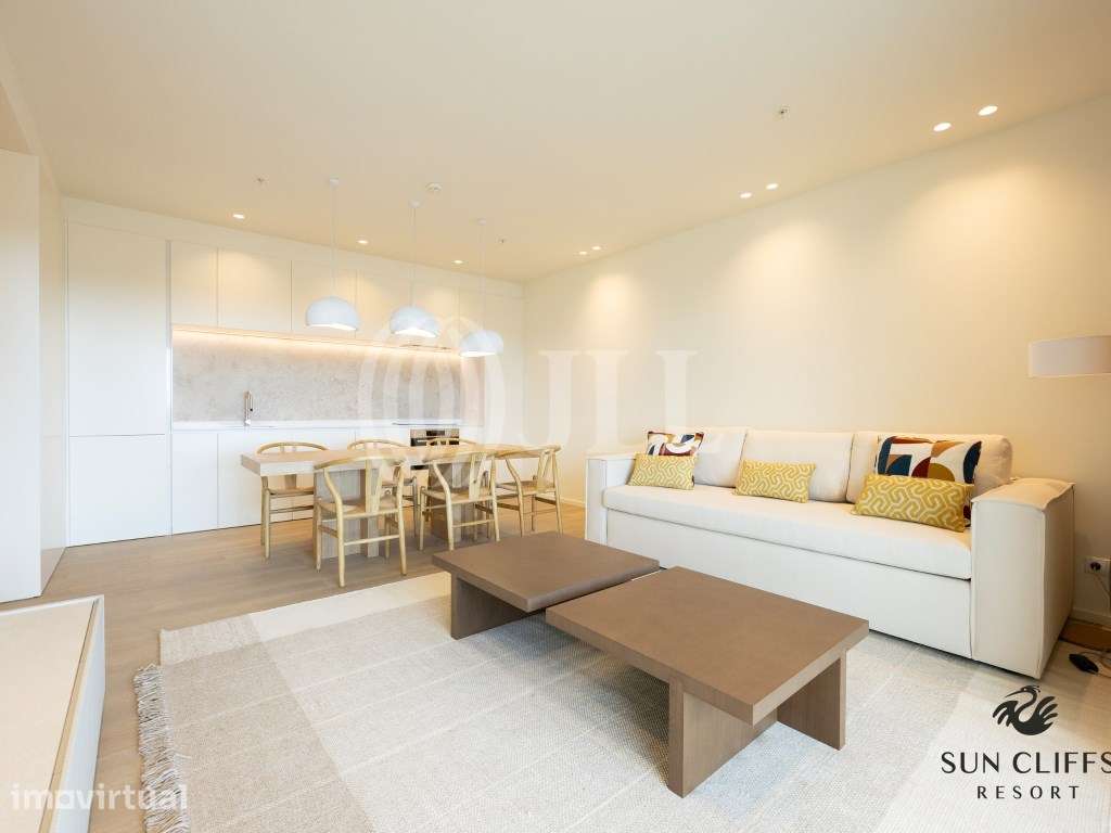 Apartamento T1+1, novo, no Sun Cliffs Resorte, em Lagos, Algarve - Grande imagem: 4/45