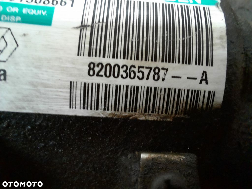 RENAULT CLIO III 1.5DCI 86KW 05-09 SPRĘŻARKA KLIMATYZACJI 8200365787 K9K - 7