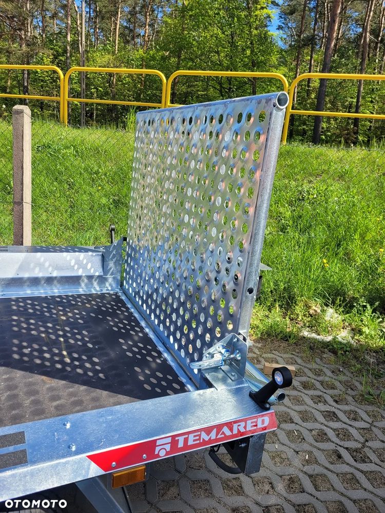 TEMARED Przyczepa koparkowa BUILDER 2615/2 C dmc 2700kg koła R14C pod koparkę MOCNA - 3