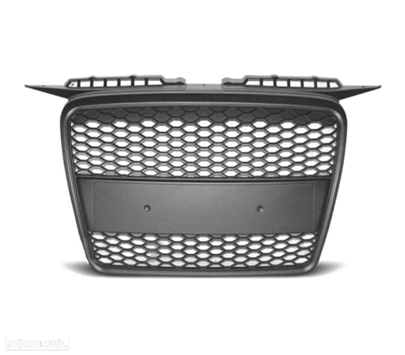 GRELHA AUDI A3 8P 8PA 05-08 ASPECTO RS3 PRETO - 2