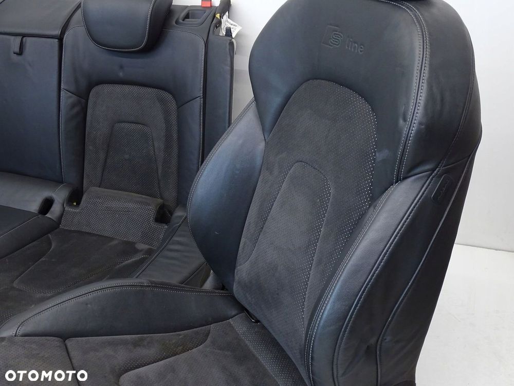 KPL FOTELE KANAPA PÓŁSKÓRA AUDI A5 8T 5D SB S-LINE - 3