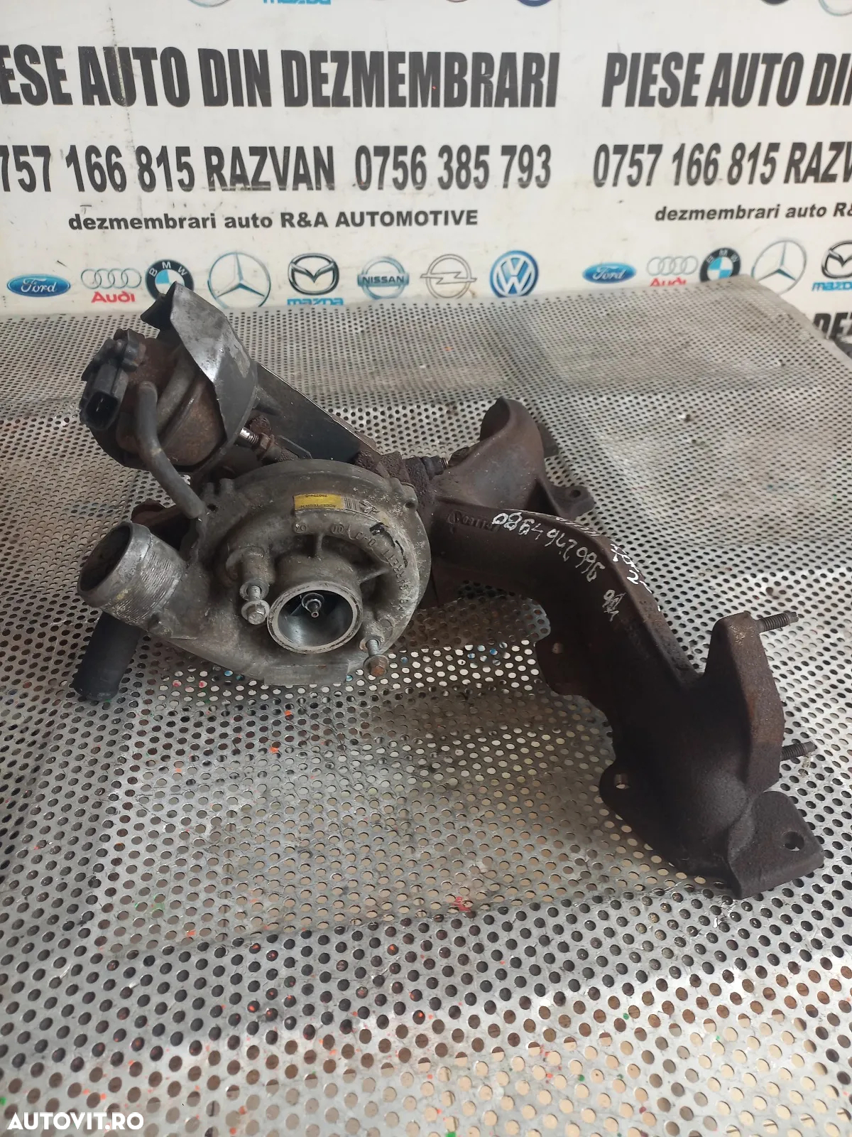 Turbo Turbina Ford Mondeo Mk4 Volvo Focus S Max 2.0 Tdci 140 Cai Cod  - Dezmembrari Arad - 2