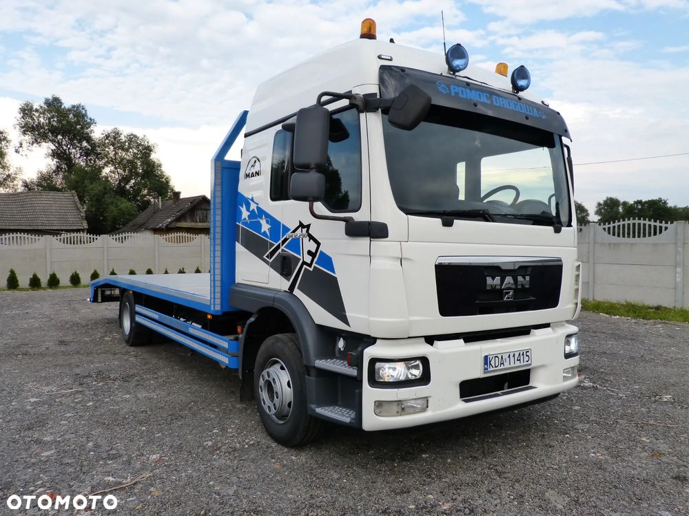 MAN TGM 15.290 POMOC DROGOWA AUTOLAWETA SPECJALNY EURO 5 DMC 15.500 KG ŁADOWNOŚĆ 9.000 KG XENON - 1
