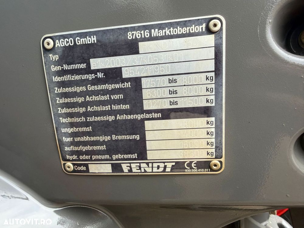 Fendt 939 Vario Tractor - 6