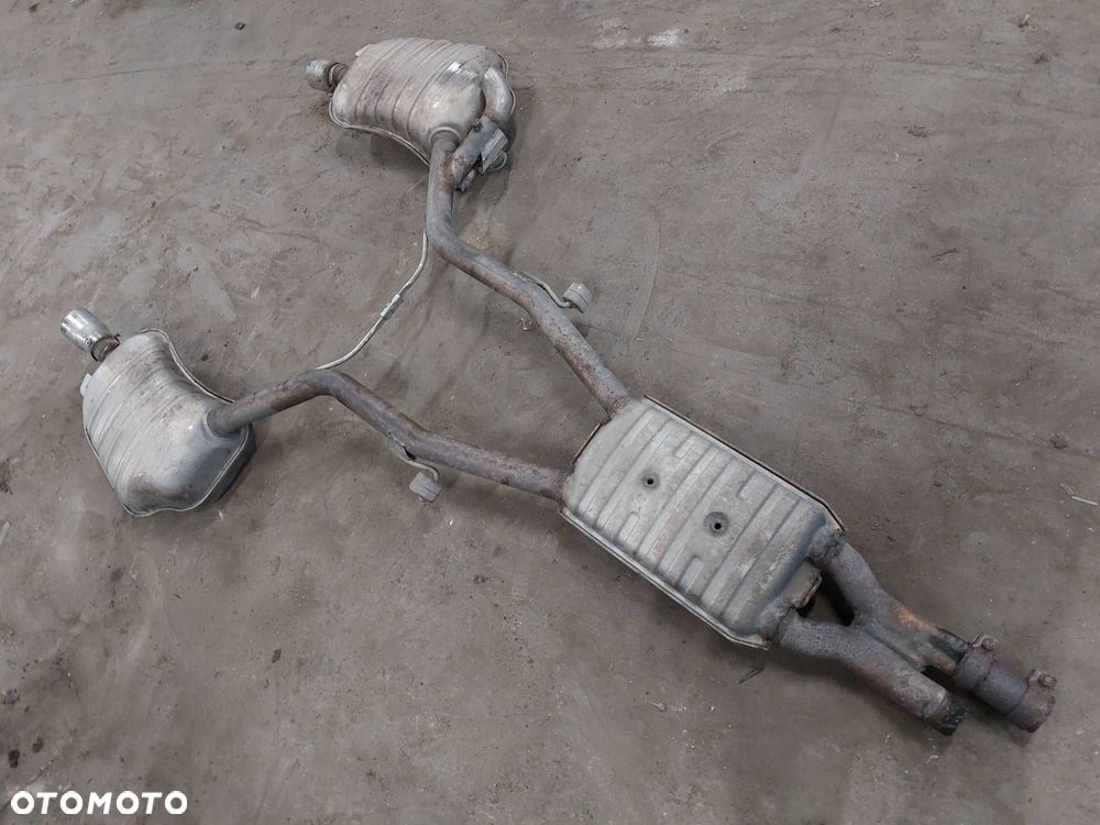 TŁUMIK WYDECH KOŃCOWY + ŚRODKOWY PRZEPUSTNICA AUDI A8 D3 4.2 V8 4E0253612L - 10