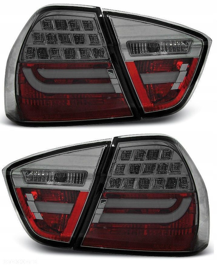 Lampy tyl ne kpl 4szt Diody Led Neon Tuning Smoke Bmw 3 e90 sedan 2004-2008 - 1