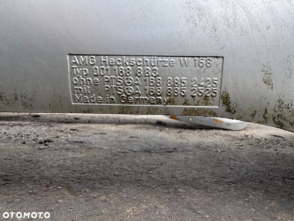 Mercedes w168 Amg zderzak przód przedni tył tylni a1688852225 a1688852425 a1688852525 - 5