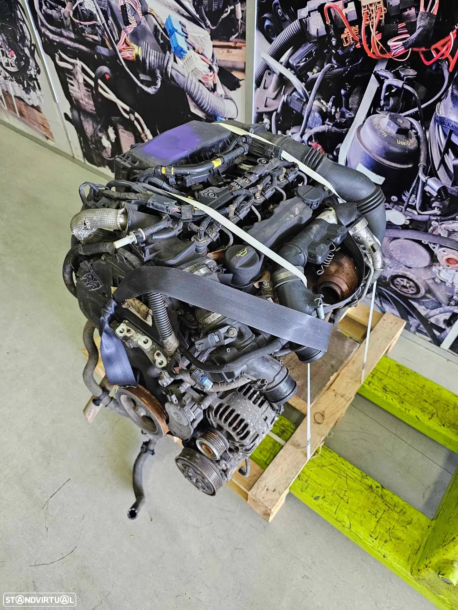 Motor Citroen Berlingo 1.6 HDI 2008, de 90cv, ref 9H02 - 1