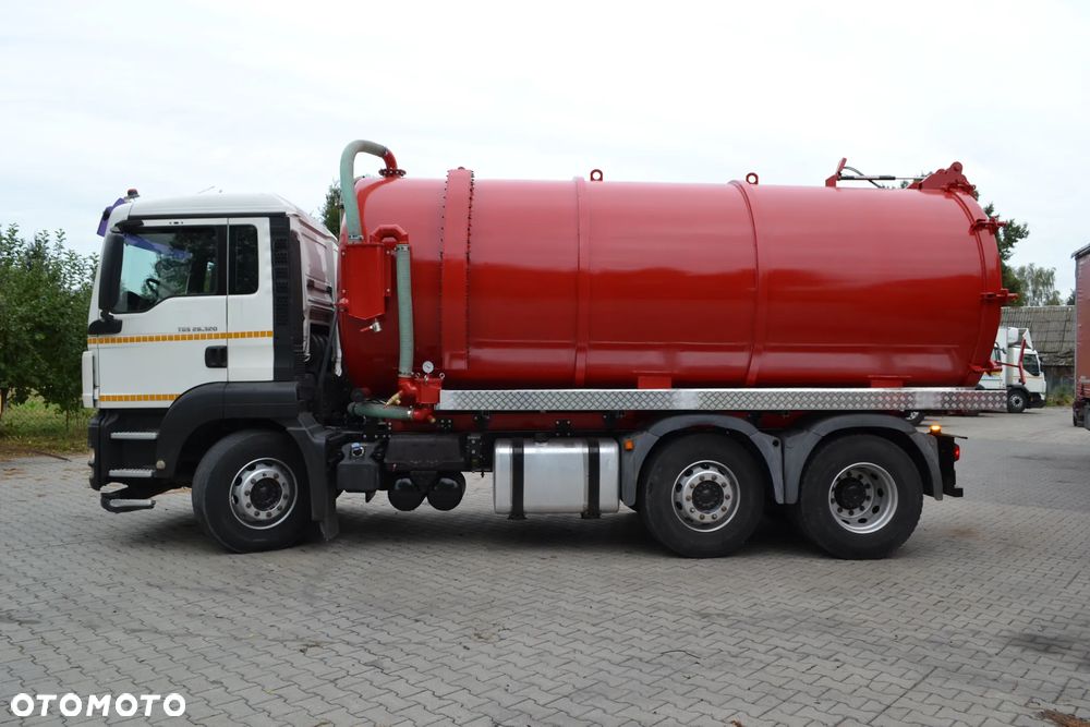 MAN TGS 26.320 2011 MANUALNA SKRZYNIA BIEGÓW ASENIZACYJNY SZAMBIARKA NOWA BECZKA 20 m³ OŚ SKRĘTNA - 5