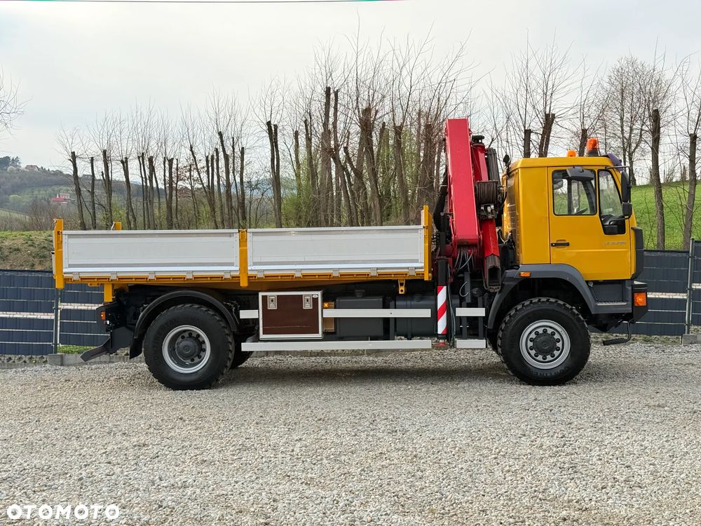 MAN * MAN LE 18.280 * HDS HMF 1560 * Kiper Wywrotka * 4x4 * Sprowadzony * Energetyka * - 39
