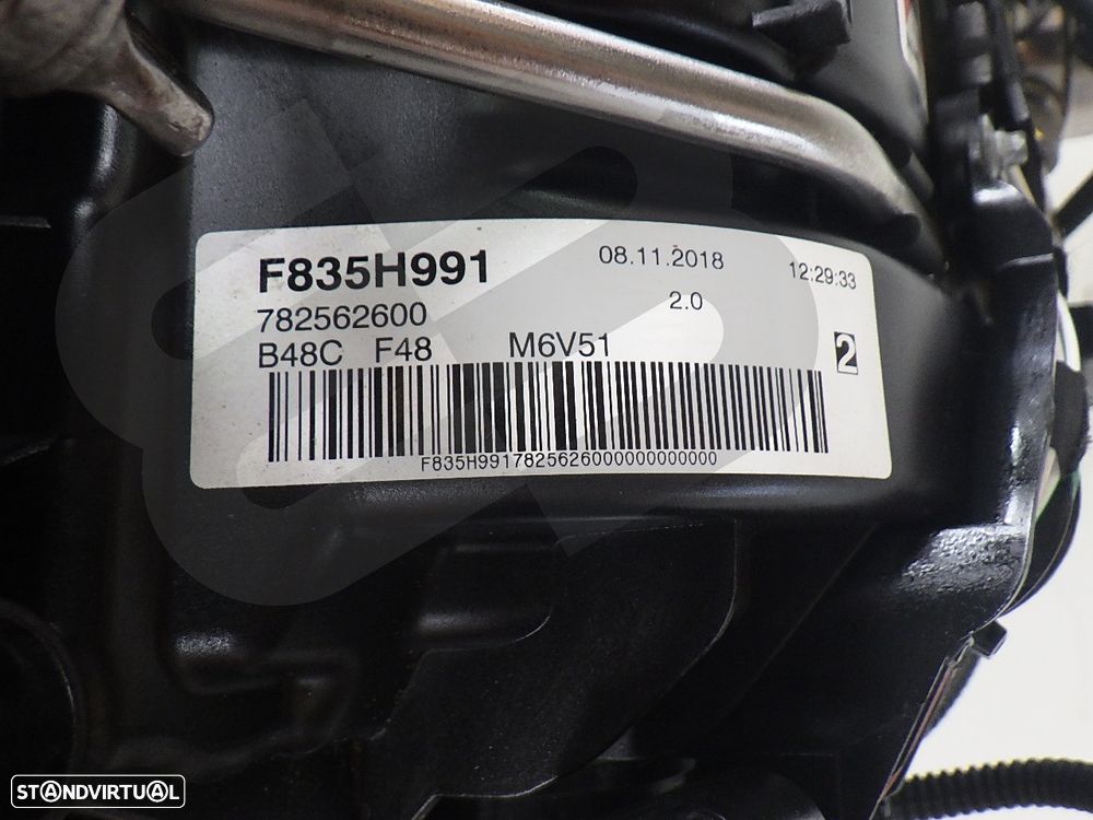 Motor BMW X1 F48 2.0 141KW Ref: B48A20A - 6