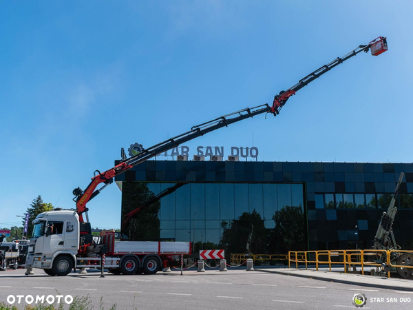 Scania G490 6x2 PalfingerPK 53002 SH Fly Jib Kosz Siodło