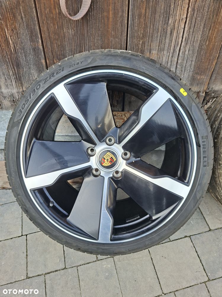 Sprzedam koła do Porsche Taycan 21cali Opony jak nowe dot21 - 3