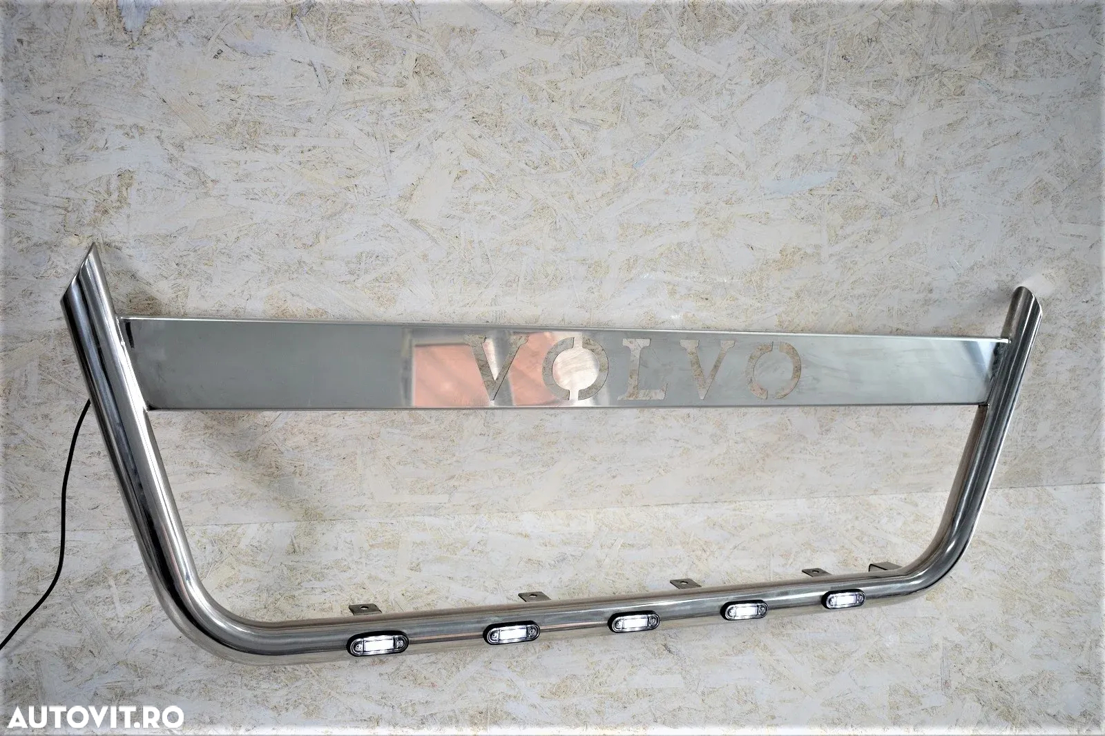 Bullbar grila, bara proiectoare cu 5 LED-uri incluse, Volvo FH4, Euro 6 - 4