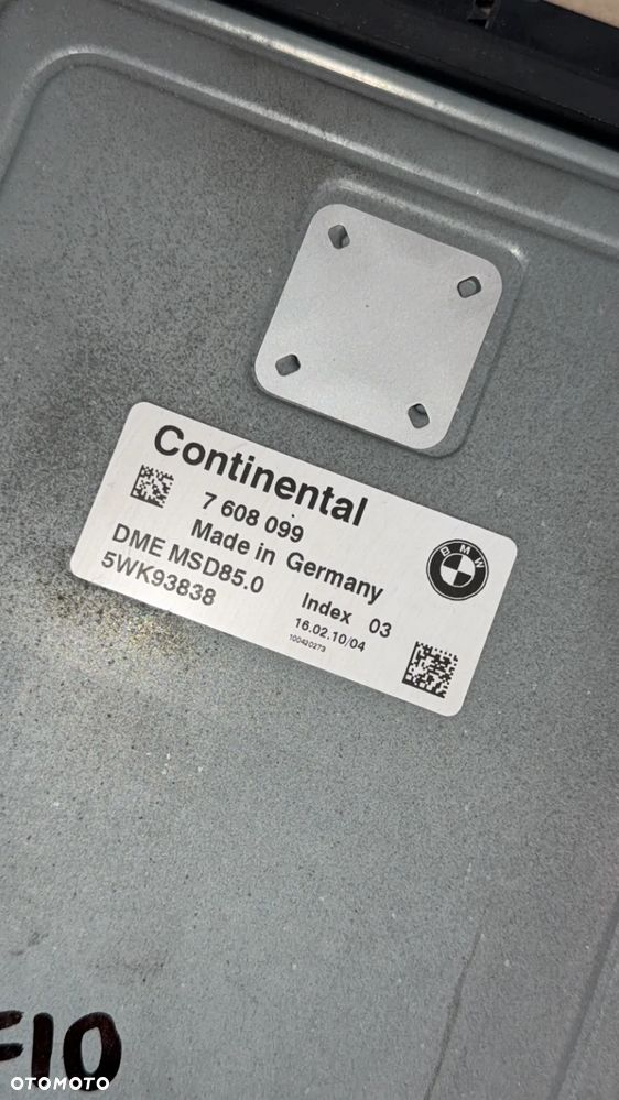 KOMPUTER ECU BMW F10 7608099 - 4