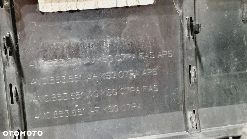 Atrapa grill Audi Q7 lift 4m0853651 czarna - 9