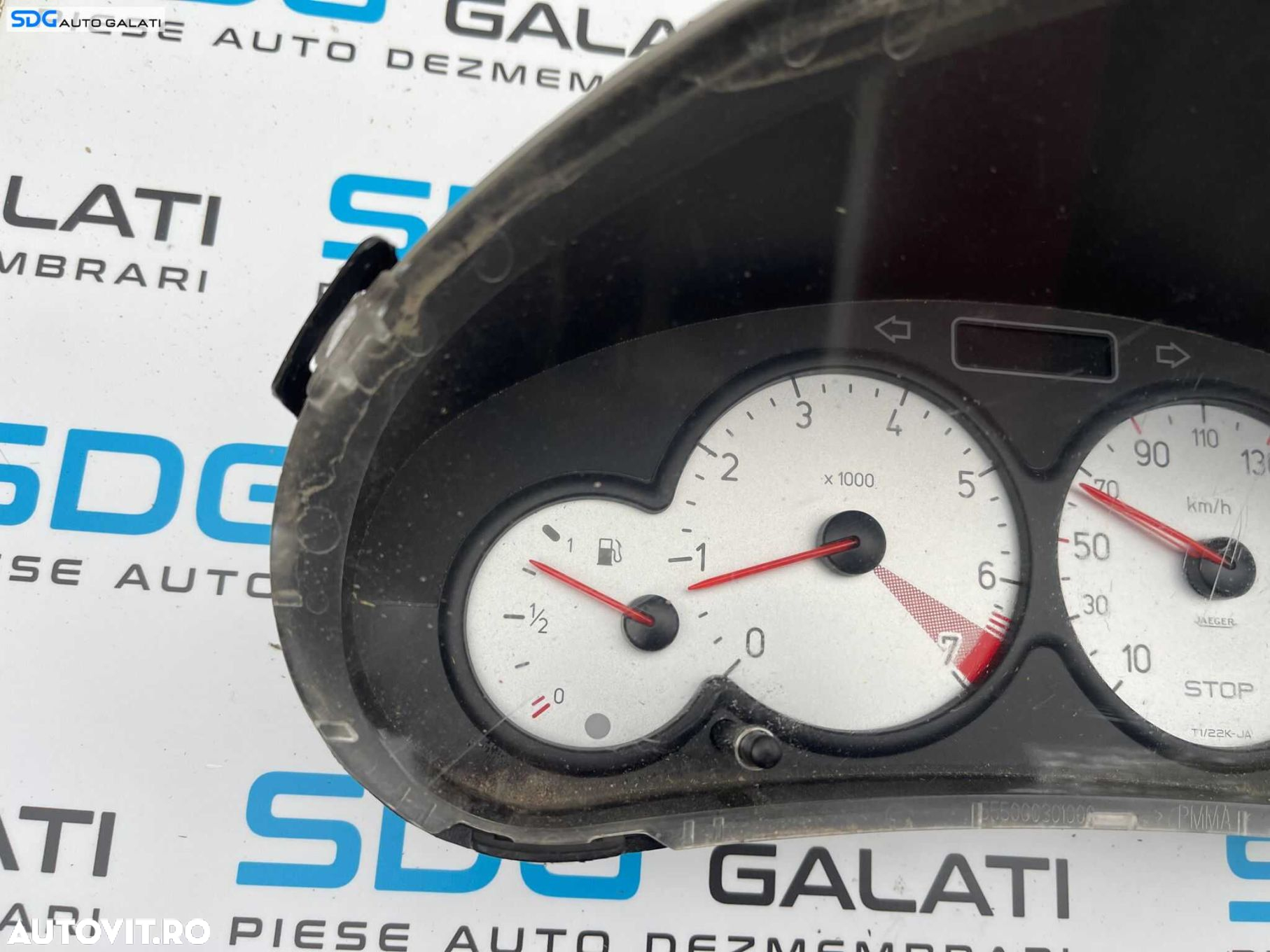 Ceas Ceasuri Cluster Instrumente Bord Peugeot 206 1.4 i 1998 - 2012 Cod 9656696380 [B2954] - 3