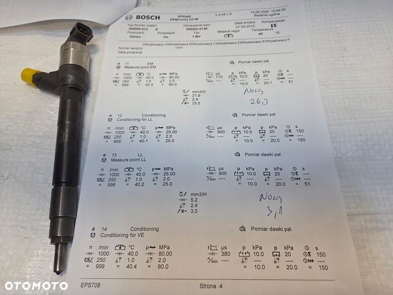 WTRYSK WTRYSKI WTRYSKIWACZE OPEL ASTRA K J MERIVA B 1.6 CDTI 55578075 - 12