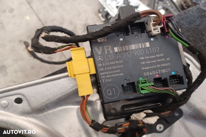 Macara geam fata dreapta electrica 981693-105 A2048200242 A2128205026 - 7