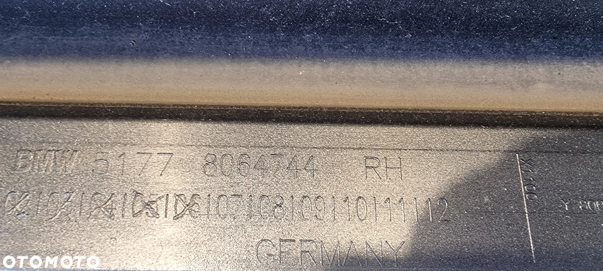 Listwa progowa prawa przód BMW 5 G30/31 M-PAKIET - 11
