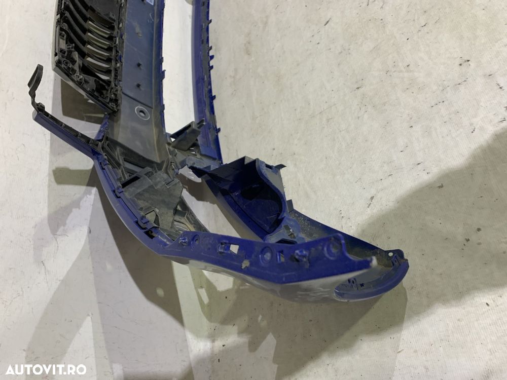 Bara fata Skoda Octavia 3, facelift, 2017, 2018, 2019, 2020, cod origine OE 5E0807221N, cu gauri pentru spalatori faruri si senzori de parcare. - 4