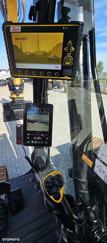 Caterpillar 323 Next Gen głowica Engcon Leica MCP80 szczypce - 9