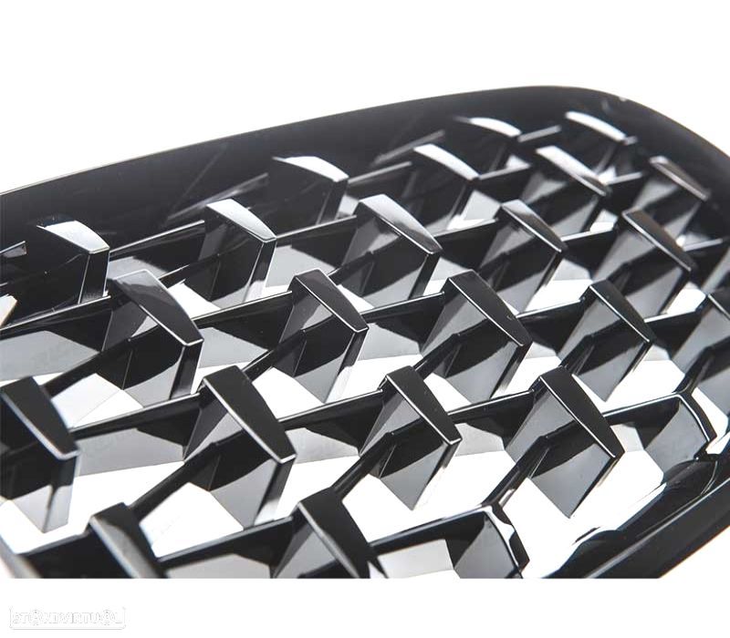 GRELHAS BMW X5 E70 X6 E71 07-14 DIAMANTE PRETO - 2