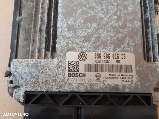 ECU calculator motor Skoda,VW, Seat 03G 906 016 DS - 1