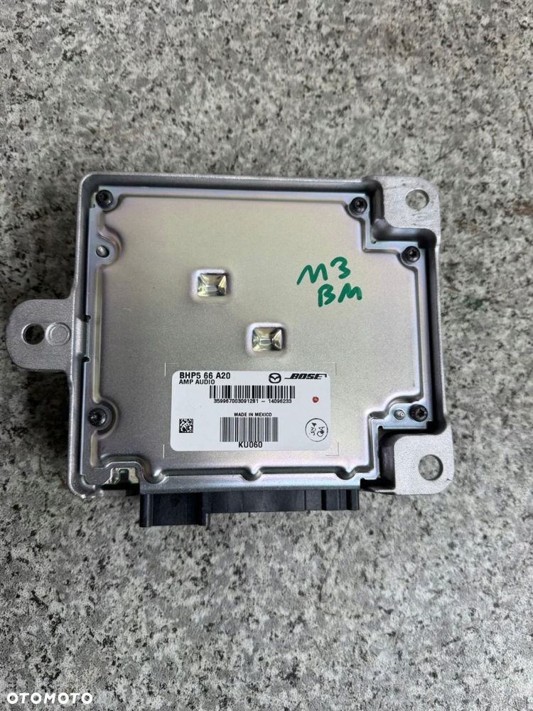 wzmacniacz radia bose mazda 3 bm 2013-2017 bhp5 66 a20 - 2