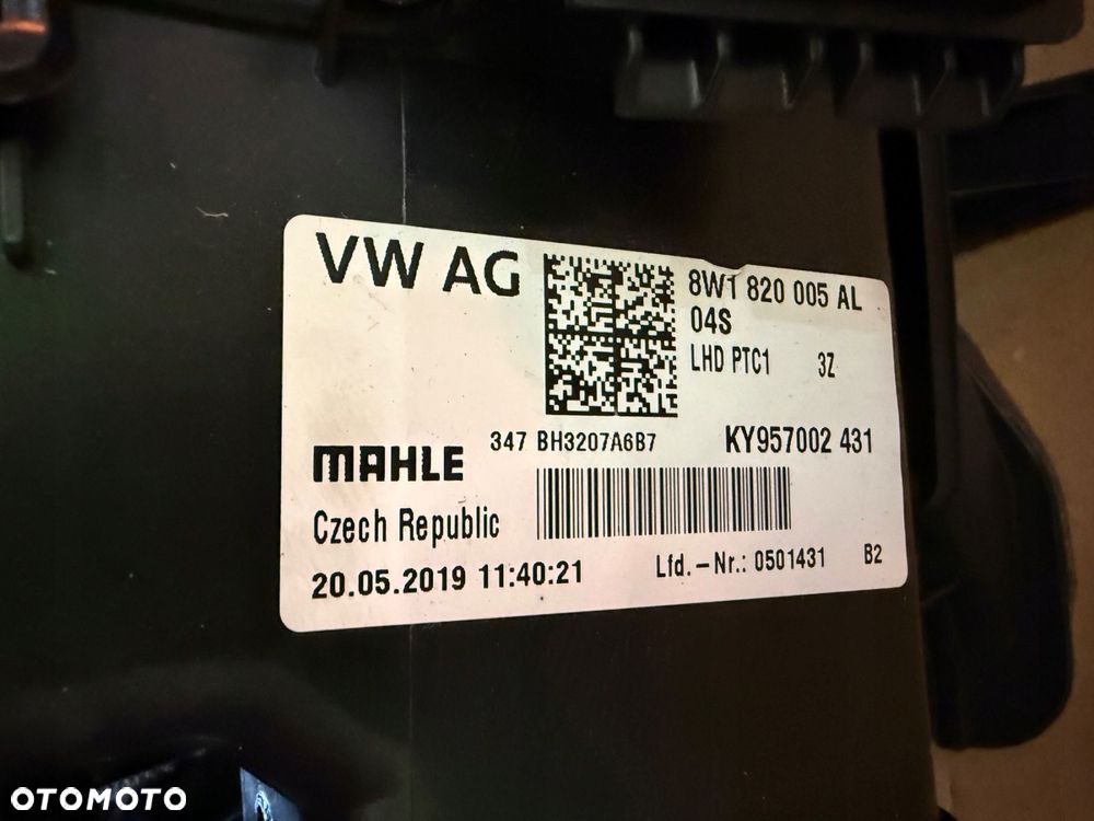 audi a6 c8 nagrzewnica dmuchawa kompletna europa 8w1820005al 4m1820021c - 9