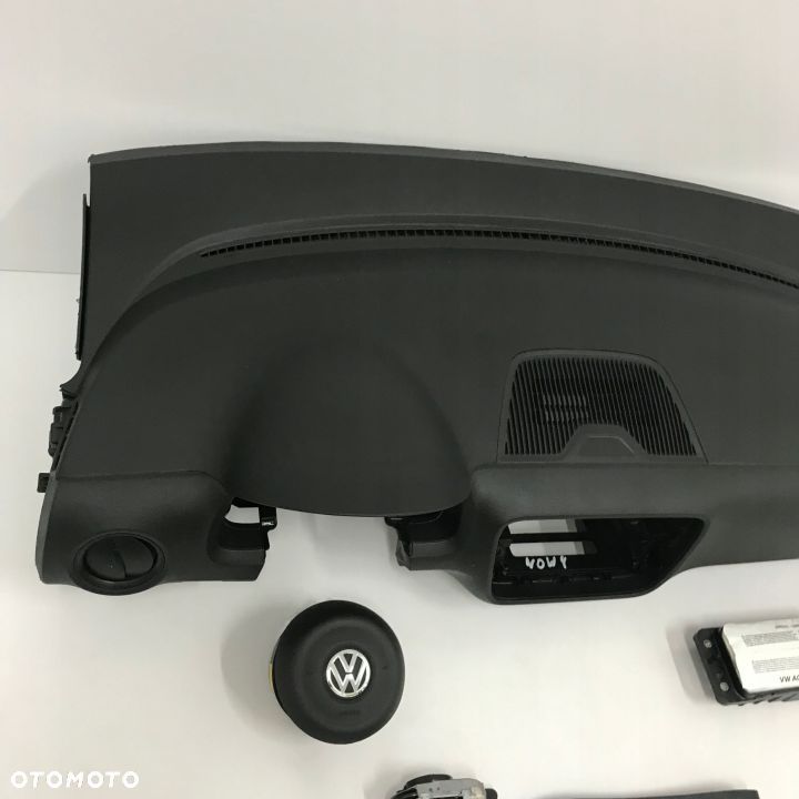 VW UP DESKA ROZDZIELCZA KONSOLA KOKPIT PULPIT PODUSZKI AIRBAG AIR BAG PASY KIT SET - 2