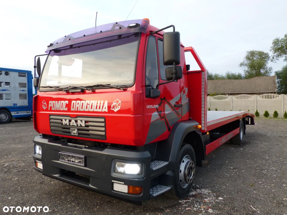 MAN LE 15.220 POMOC DROGOWA / AUTOLAWETA / SPECJALNY / DMC 15 T / ŁAD. 9000 KG / BLOKADA MOSTU - 2