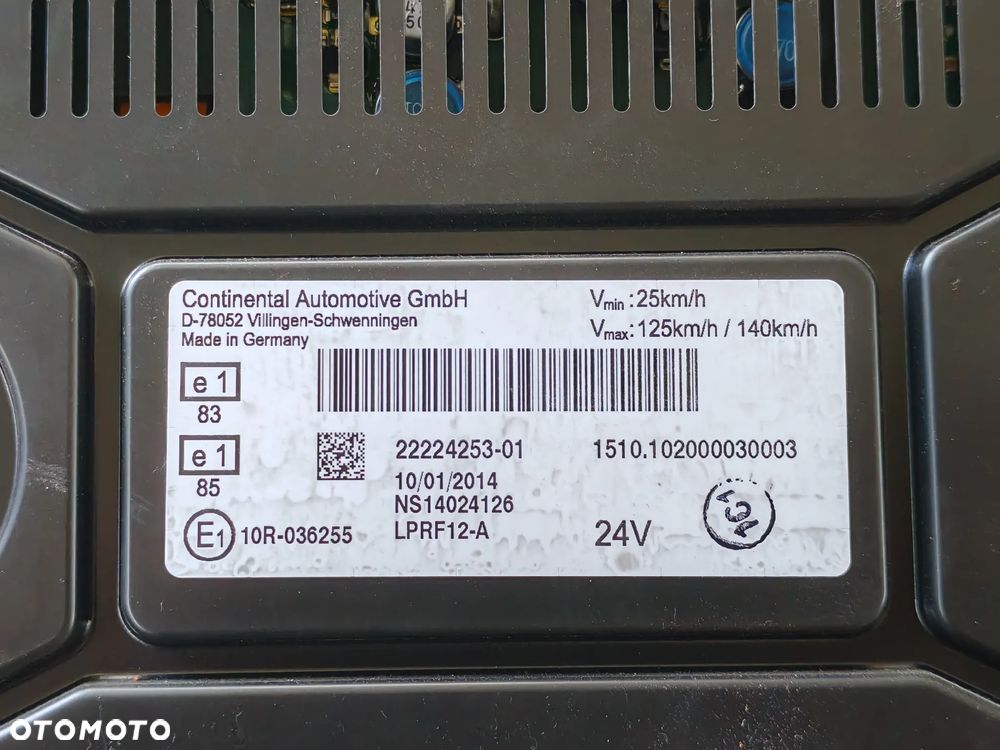 ZEGARY LICZNIK RENAULT GAMA RANGE T C K 22224253 - 01 - 3