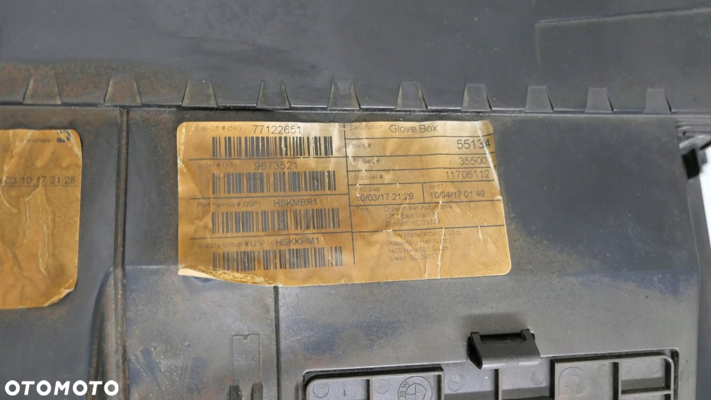BMW X3 F25 X4 F26 SCHOWEK PASAŻERA EUROPA 9210486 - 14
