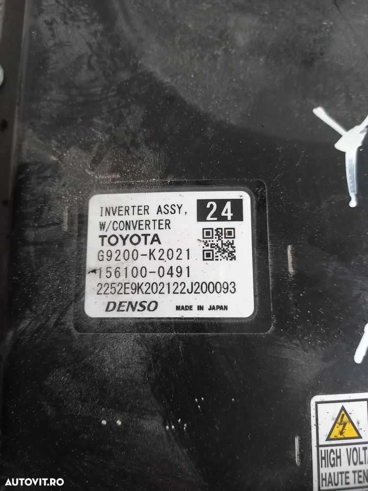 Invertor Covertizor Toyota Yaris Yaris Cross Prius Verso 1.5 Benzina Hybrid Motor XM15A Cod G9200-K - 7