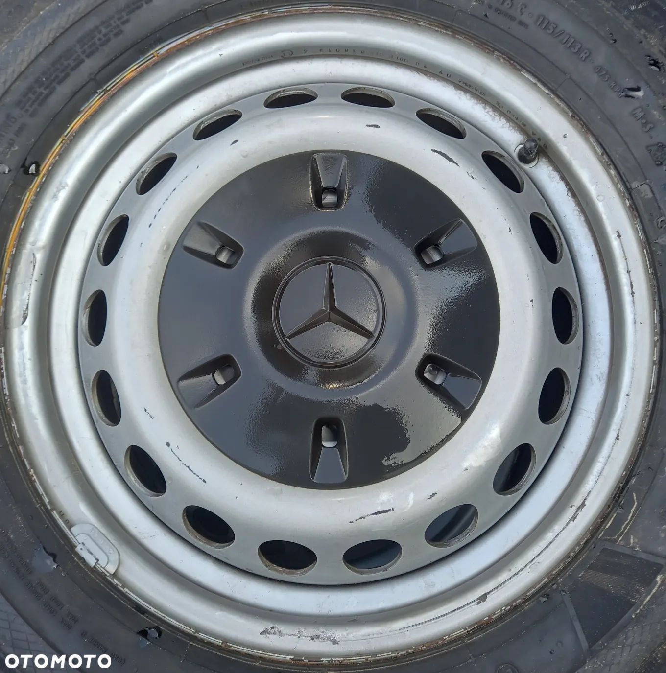 Felga Stalowa Srebrna 16" Cali ET62 Mercedes Sprinter 906 Volkswagen Crafter I - 1