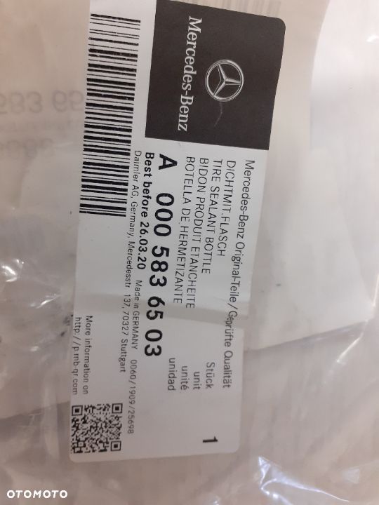 ZESTAW NAPAWCZY DO OPON MERCEDES A0005836503 - 4