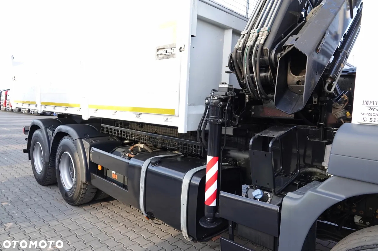 MAN TGS 33.360 / 6x4 / WYWROTKA TYLNOZSYPOWA 5,8 M + HDS HIAB XS 122 / STEROWANIE RADIOWE / HDS ZA KABINĄ / EURO 5 / MANUAL - 15