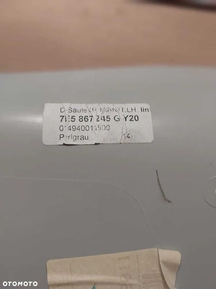 Słupek D vw t5 t6 - 3